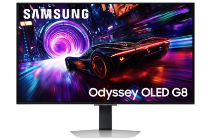 Samsung G81SF pantalla para PC 81,3 cm (32") 3840 x 2160 Pixeles 4K Ultra HD OLED Plata