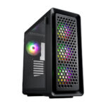 FSP CAJA CUT593A BLACK (E-ATX ULTRA TOWER, USB3.0 X 2, TYPE-C,140MM ARGB X 3