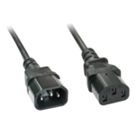 Lindy 30333 cable de transmisión Negro 5 m C13 acoplador C14 acoplador