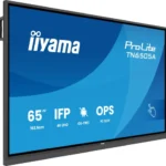 IIYAMA 65" IFP OS-FREE, 40-PTSIR+ WITH,AG / BACTERIA COATING UHD  MM 2X20W FRONT+20W SBUW, VGA, HDMI 2X, DP, USB-C 65W PD, PC SLOT, PIP/PBP, ANNOTATION FUNCTION,MINI-JACK 450CD/M2, L/S MODE, CONTROL: 2XLAN / ,600X400 (WM INCL.) (TN6505A-B1AG)