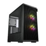 FSP CAJA M330-BA (ATX MID TOWER, BLACK,USB3.0 X 2, TYPE-C, 120MM ARGB X 2 CONTROL BY MB, BOTTOM: 120MM X 2