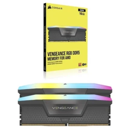 Corsair Vengeance RGB DDR5 6000MHz PC5-48000 32GB 2x16GB CL30 Dual Intel XMP y AMD EXPO