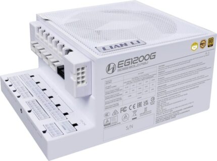 Fuente de Alimentación Modular Lian Li Edge 1200W 80+ Oro Blanco