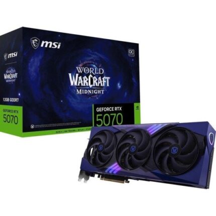 MSI GeForce RTX 5070 12G World of Warcraft MIDNIGHT VOID EDITION OC