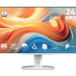 MSI MONITOR PRO MP243W E14. 23.8" IPS FLAT. 1920x1080. 144HZ. BLANCO
