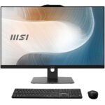 MSI MODERN AM272P 1M-1096ES All-in-One PC Intel Core 7 150U 68,6 cm (27") 1920 x 1080 Pixeles PC todo en uno 16 GB DDR5-SDRAM 500 GB SSD Windows 11 Home Wi-Fi 6E (802.11ax) Negro