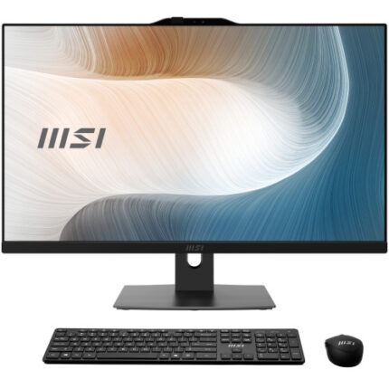 MSI MODERN AM272P 1M-1096ES All-in-One PC Intel Core 7 150U 68,6 cm (27") 1920 x 1080 Pixeles PC todo en uno 16 GB DDR5-SDRAM 500 GB SSD Windows 11 Home Wi-Fi 6E (802.11ax) Negro