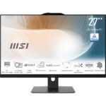 MSI MODERN AM272P 1M-1096ES All-in-One PC Intel Core 7 150U 68,6 cm (27") 1920 x 1080 Pixeles PC todo en uno 16 GB DDR5-SDRAM 500 GB SSD Windows 11 Home Wi-Fi 6E (802.11ax) Negro - Imagen 2