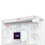 Enfriador de agua CPU AIO Lian Li HydroShift II LCD-S 360 Blanco - Imagen 5