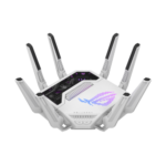 ASUS ROG Rapture GT-BE19000AI router inalámbrico 10 Gigabit Ethernet Tribanda (2.4 GHz / 5 GHz / 6 GHz) Blanco