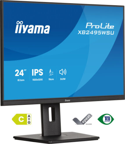 MONITOR IIYAMA, 24.1" IPS, 16:10, 1920X1200 60HZ