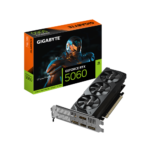 GIGABYTE GeForce RTX 5060 D7 Low Profile Tarjeta Gráfica 8G – 8 GB GDDR7, 128 bits, PCI-E 5.0 x8, frecuencia de núcleo 2497 MHz, 3 x DisplayPort, 1 x HDMI, NVIDIA DLSS 4, GV-N5060D7-8GL