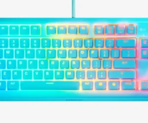 Steelseries Apex 3 TKL - US teclado Juego USB QWERTY Inglés de EE. UU. Color aguamarina