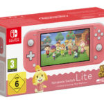 Consola portátil Nintendo Switch Lite Coral+Animal Crossing