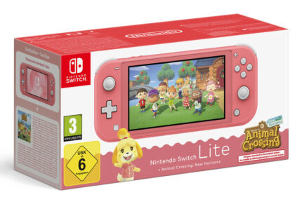Consola portátil Nintendo Switch Lite Coral+Animal Crossing
