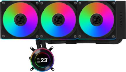 Enfriador de agua CPU AIO Lian Li HydroShift II LCD-C 360CL Negro