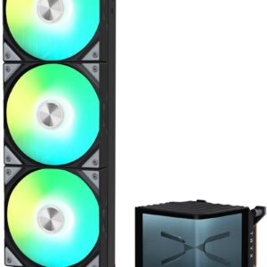 Enfriador de agua CPU TRYX Panorama actualizado 360 ARGB Negro