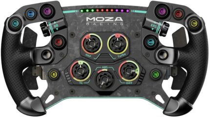 Volante MOZA Racing GS V2P Cuero-Microfibra