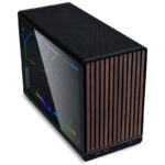 Caja Micro-ATX Lian Li x Dan Cases A3 Negro Madera Vidrio - Imagen 2