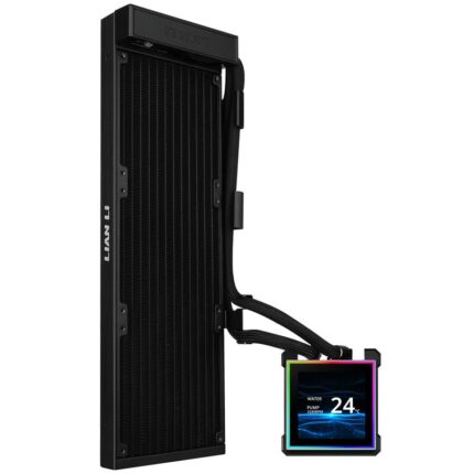 Enfriador de agua CPU AIO Lian Li HydroShift II LCD-S 360 Negro