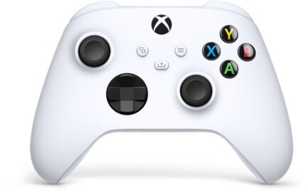 Gamepad Microsoft Xbox Inalámbrico Robot Blanco