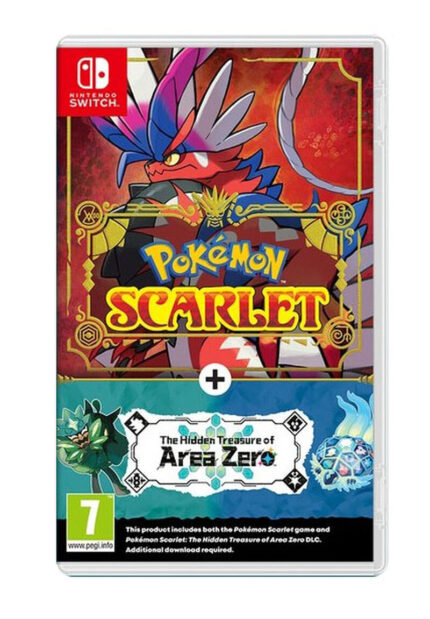 Juego de Nintendo Switch Pokémon Escarlata + DLC Los Tesoros Escondidos