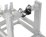 Soporte lateral para base de volante Asetek SimSports con entrada