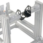 Soporte lateral para base de volante Asetek SimSports con entrada