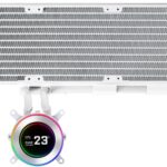 Enfriador de agua CPU AIO Lian Li HydroShift II LCD-C 360 Blanco
