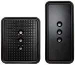 Placas de aluminio para pedales Asetek SimSports