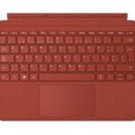Funda con teclado para Microsoft Surface Go, color rojo amapola