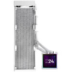 Enfriador de agua CPU AIO Lian Li HydroShift II LCD-S 360 Blanco - Imagen 2