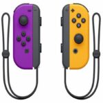 Controlador Nintendo Joy-Con (juego izquierdo/derecho) Púrpura neón/Naranja neón