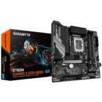 GIGABYTE B760M GAMING X DDR4 GEN5 Placa Base – Compatible con procesadores Intel Core 14ª generación, VRM de 8+1+1 fases, hasta 3200 MHz DDR4, 2 x M.2 PCIe 4.0, LAN 2.5 GbE, USB 3.2 Gen 1