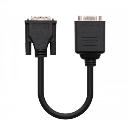 Nanocable 10.15.1950 adaptador de cable DVI 2x VGA Negro