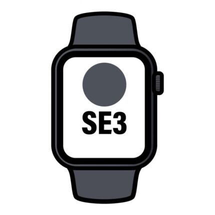Apple Watch SE3/ GPS/ Cellular/ 40mm/ Caja de Aluminio Medianoche/ Correa Deportiva Medianoche S/M