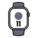 Apple Watch Series 11/ GPS/ 42mm/ Plata/ Correa Deportiva Niebla Lila (S/M)
