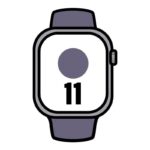 Apple Watch Series 11/ GPS/ 42mm/ Plata/ Correa Deportiva Niebla Lila (M/L)