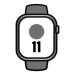 Apple Watch Series 11/ GPS/ Cellular/ 46mm/ Titanio Natural/ Correa Deportiva Gris Piedra M/L