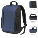 Mochila Subblim Xpand Air Padding Backpack para Portátiles hasta 15.6"/ 21L/ Puerto USB/ Azul - Imagen 3