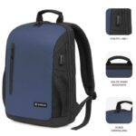 Mochila Subblim Xpand Air Padding Backpack para Portátiles hasta 15.6"/ 21L/ Puerto USB/ Azul - Imagen 4