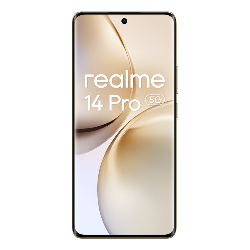 346727 realme 14 Pro 5G 17,2 cm (6.77") SIM doble Android 15 USB Tipo C 8 GB 256 GB 6000 mAh Blanco - Image 1