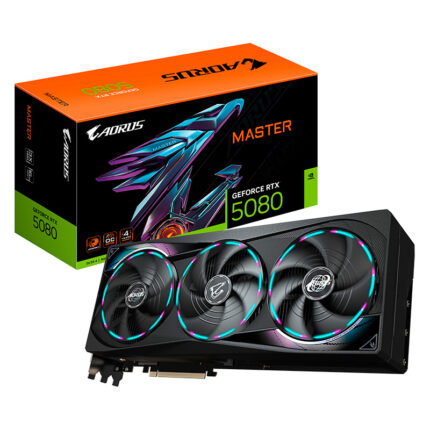 Gigabyte 5080 AORUS MASTER 16GB GDDR7 Reflex 2 RTX AI DLSS4 GeForce RTX